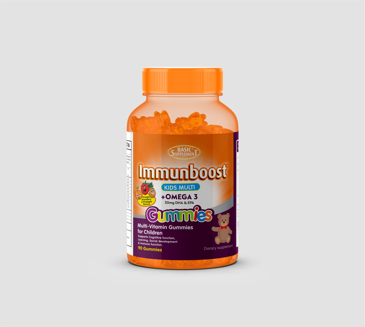 IMMUNBOOST KIDS MULTI+OMEGA 3 GUMMIES